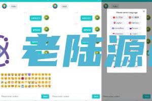 【运营版多语言客服系统】在线客服系统源码/外贸聊天通讯带翻译多语言/支持网页安/卓苹果打包封装APP